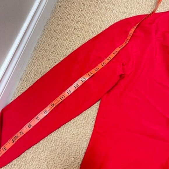 Vintage Braemar by Jeremy Scott Draped Blazer Button Blouse  Red - Picture 14 of 14